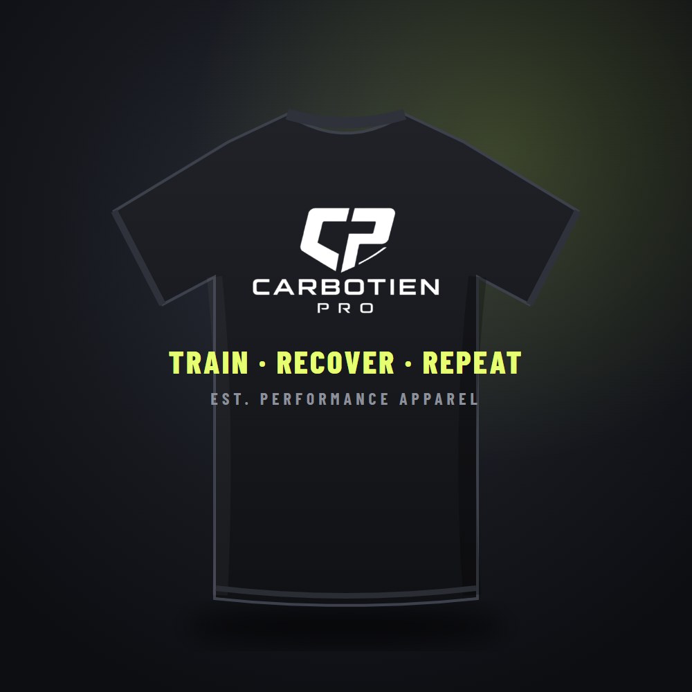 Back of the Carbotien Pro training t-shirt